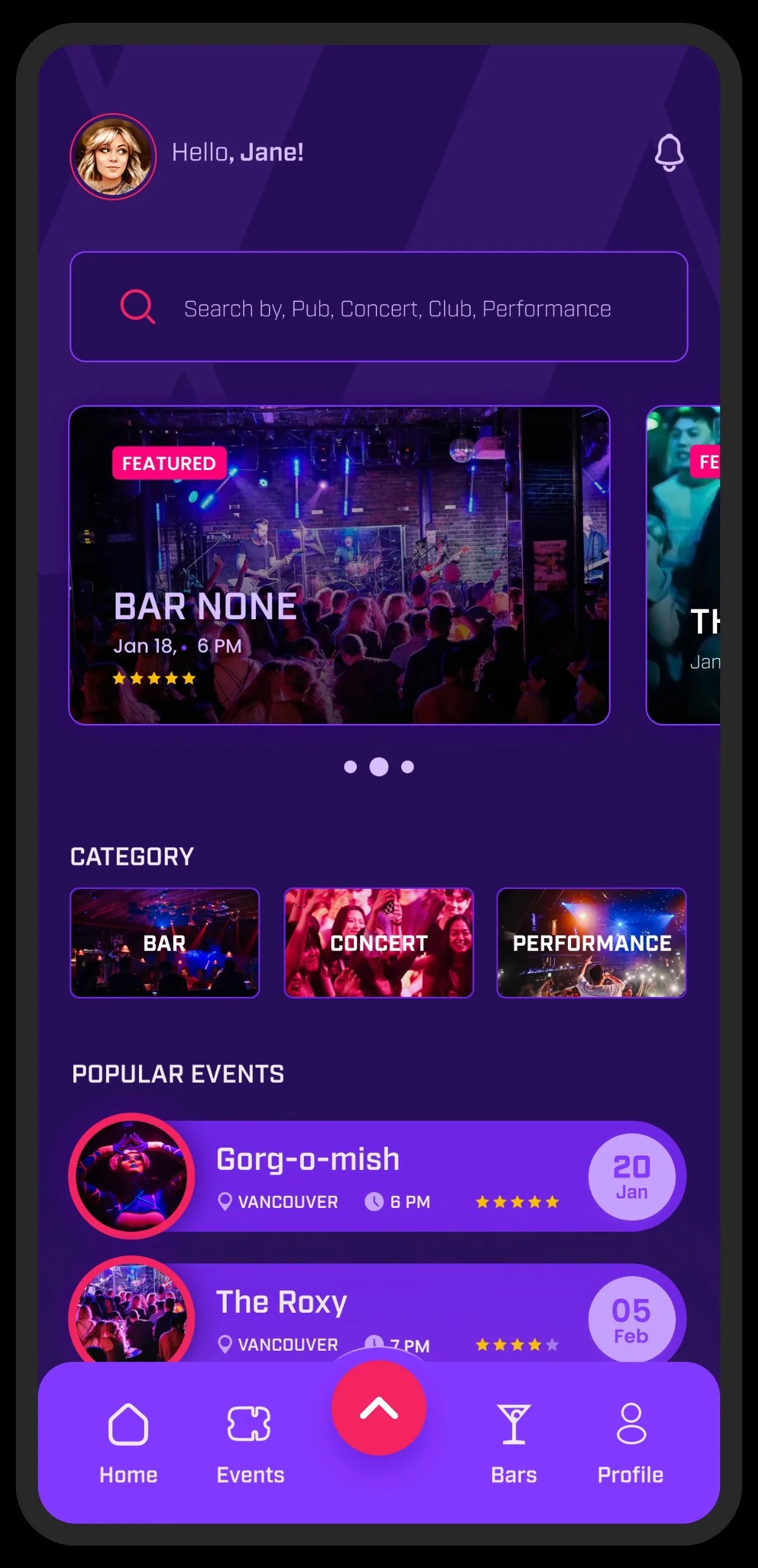 Vannify screen 2